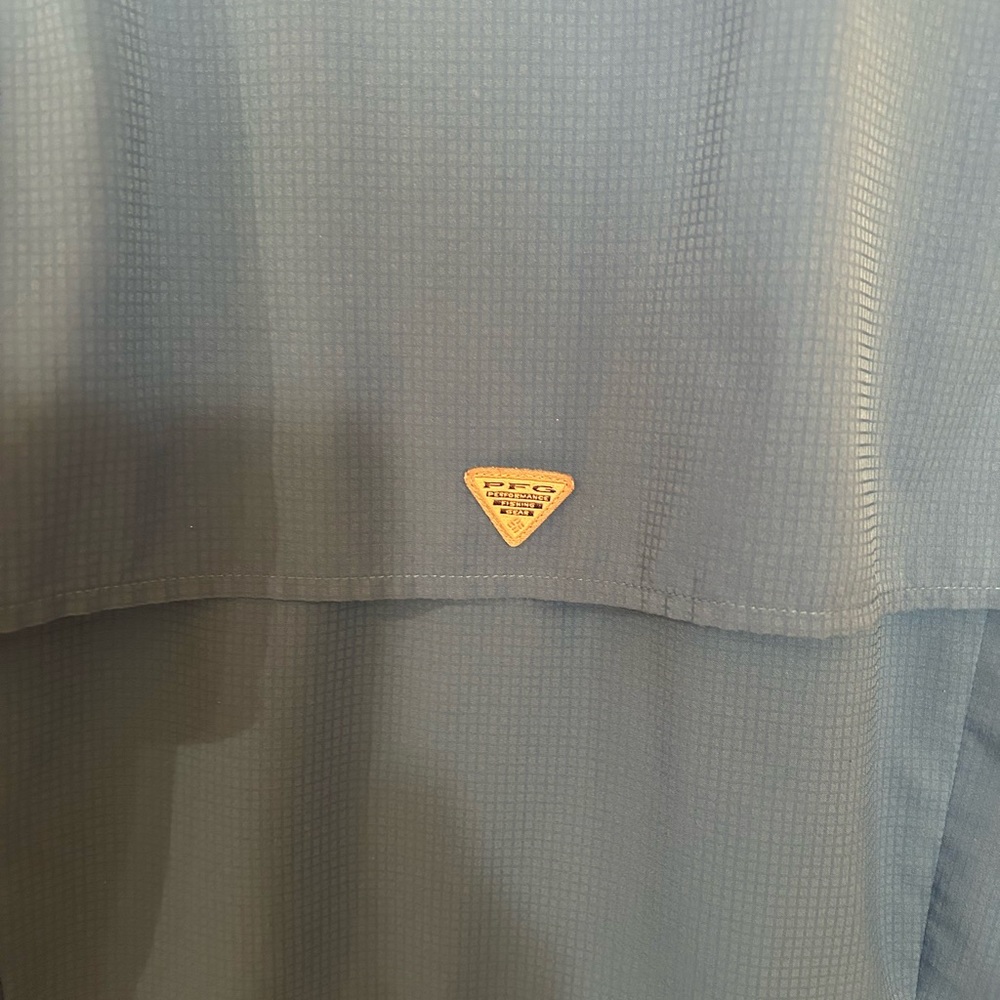 Columbia Blue Short-Sleeve Button Shirt - Picture 5 of 5